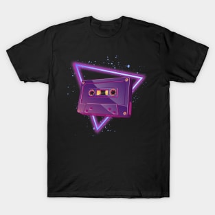 Take Me Back - Cassette Tape Synthwave T-Shirt